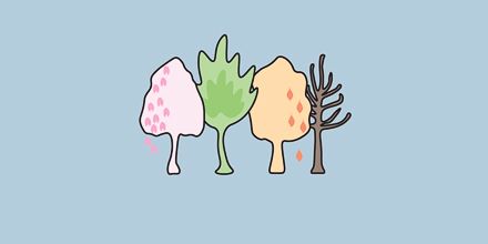 couverture de : Au rythme des quatre saisons