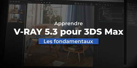 couverture de : V-RAY 5.3 pour 3ds Max | Les fondamentaux