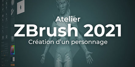 couverture de : ZBrush | Atelier cr&eacute;ation d'un personnage