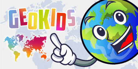 couverture de : Geokids - Apprenez la g&eacute;ographie en vous amusant