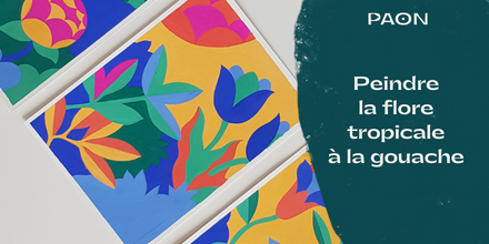 couverture de : Peindre la flore tropicale &agrave; la gouache