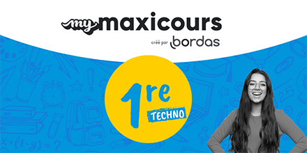 couverture de : 1re Techno | myMaxicours