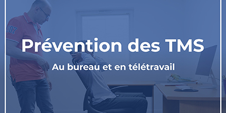 couverture de : Pr&eacute;vention des TMS en t&eacute;l&eacute;travail et au bureau