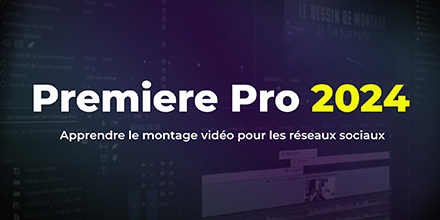 couverture de : Premiere Pro 2024 | Apprendre le montage vid&eacute;o pour les r...