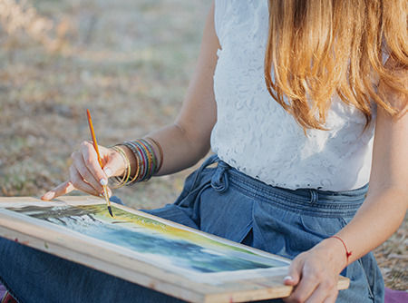 couverture de : Peindre un paysage