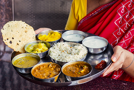 couverture de : Cuisine Indienne : le Thali