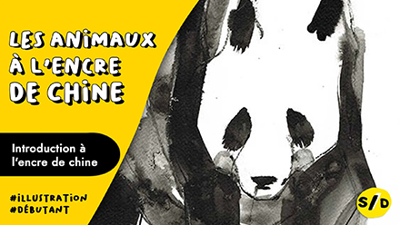 couverture de : Peindre des animaux &agrave; l'encre de chine