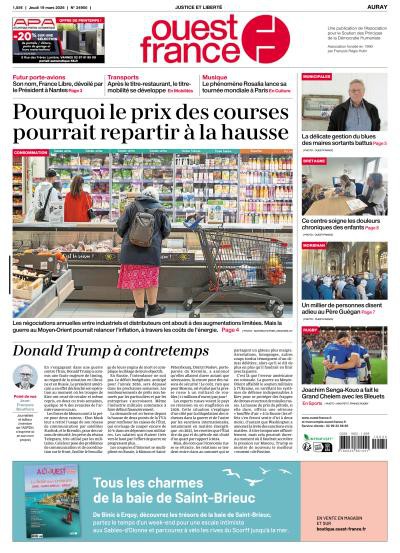 couverture de : Ouest-France - Auray