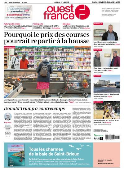 couverture de : Ouest-France - Caen, Bayeux, Falaise, Vire