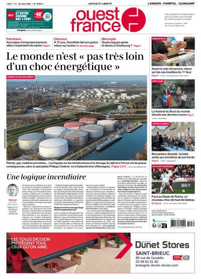 couverture de : Ouest-France - Lannion - Paimpol - Guingamp