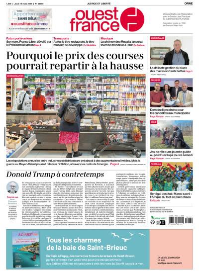 couverture de : Ouest-France - Orne