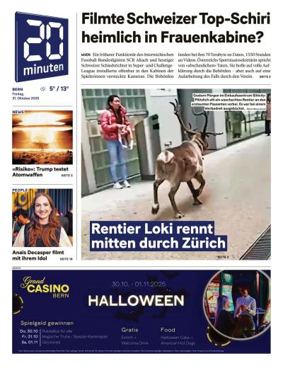 couverture de : 20 Minuten - Bern