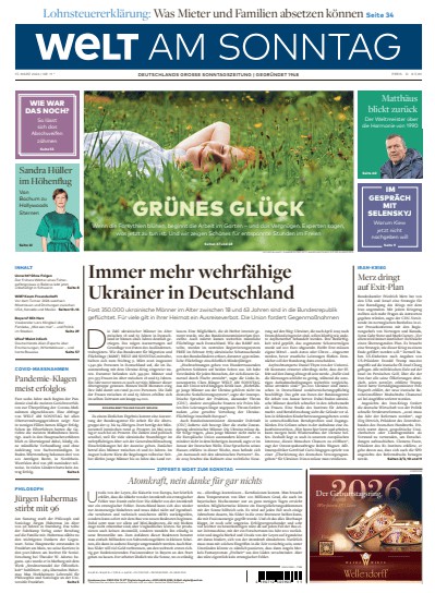 couverture de : Welt am Sonntag