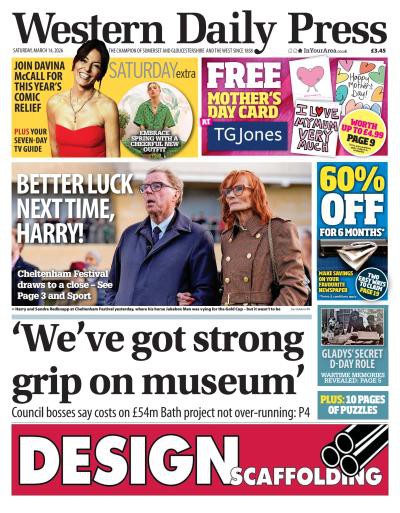 couverture de : Western Daily Press (Saturday)