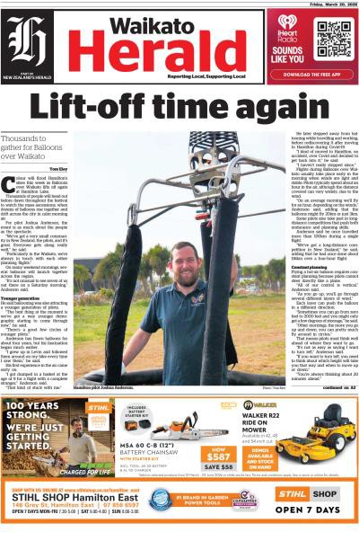 couverture de : Waikato Herald