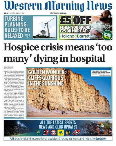 couverture de : Western Morning News