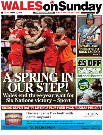 couverture de : Wales On Sunday