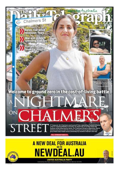 couverture de : The Daily Telegraph (Sydney)