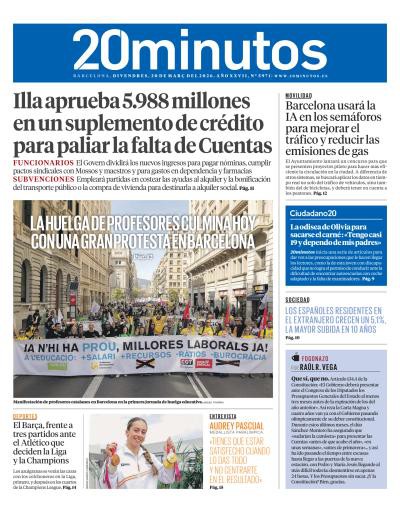 couverture de : 20 Minutos Barcelona