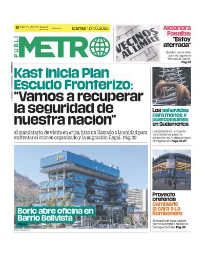 couverture de : Publimetro Chile