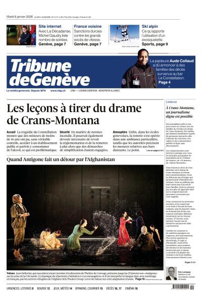 couverture de : Tribune de Gen&egrave;ve