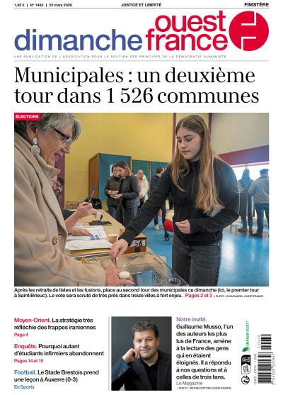 couverture de : Dimanche Ouest France (Finistere)