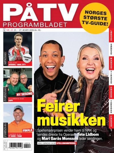 couverture de : P&aring; TV