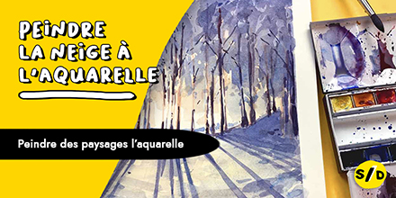 couverture de : Peindre la neige &agrave; l'aquarelle