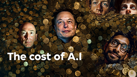 couverture de : The cost of A.I (Le co&ucirc;t de l'IA)