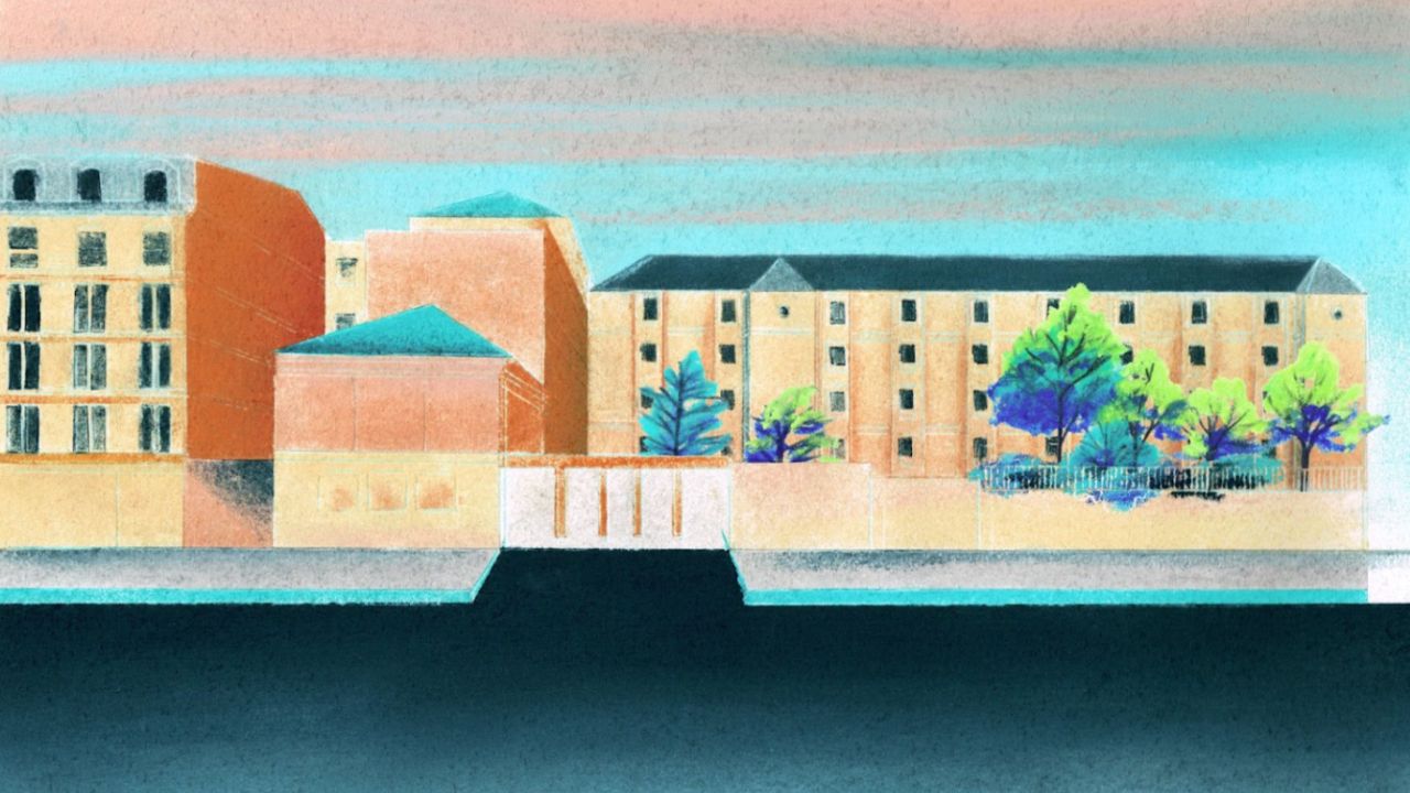 couverture de : Dessiner l'architecture au pastel