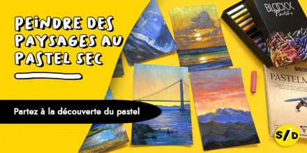 couverture de : Peindre des paysages au pastel sec