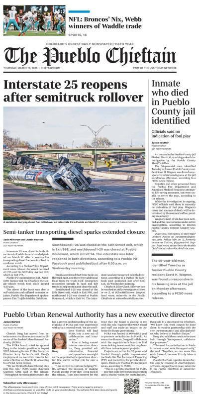 couverture de : The Pueblo Chieftain