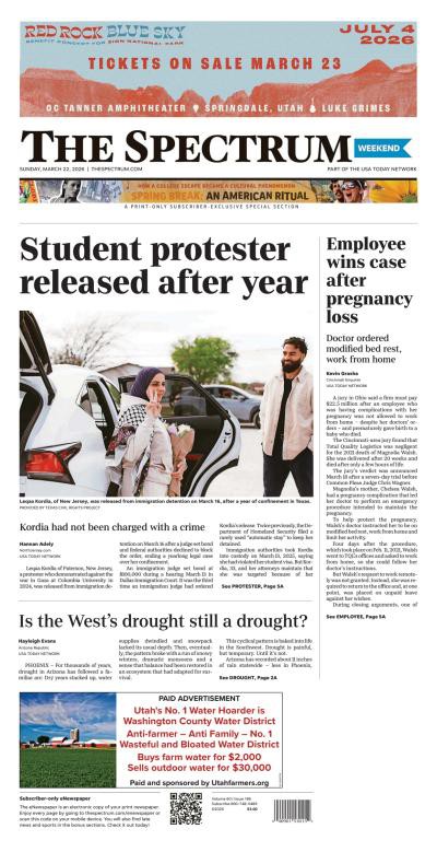 couverture de : The Spectrum & Daily News