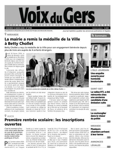 couverture de : Voix du Gers