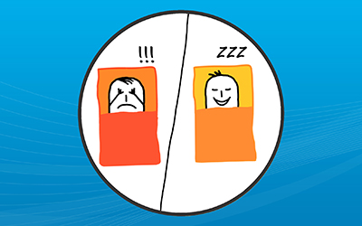 couverture de : Pour en finir avec l'insomnie - Aur&eacute;lie Meyer Mazel