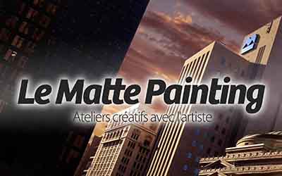 couverture de : Photoshop CC - Le Matte Painting : Ateliers cr&eacute;atifs