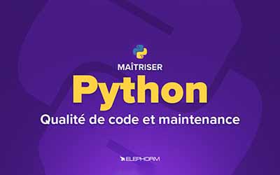 couverture de : Python - Qualit&eacute; de code et maintenance