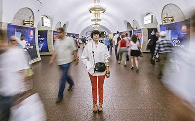 couverture de : Audrey en Ukraine, c'est "guerre et mode"