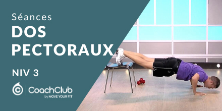 couverture de : Dos et pectoraux&nbsp;- Niveau 3