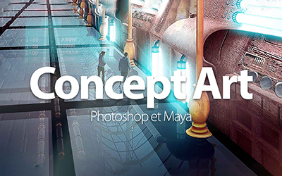couverture de : Photoshop / Maya - Concept Art