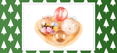 couverture de : D&eacute;couvrez 4 id&eacute;es de boules de no&euml;l &agrave; faire avec vos enfa...