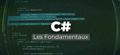 couverture de : C# - Les fondamentaux